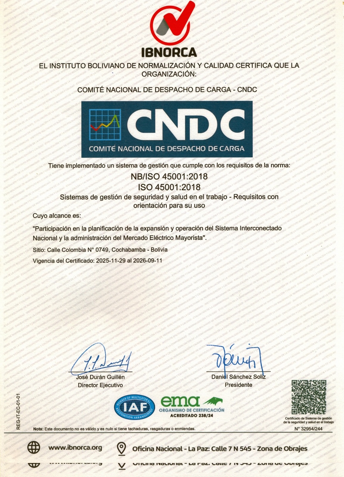 Certificado ISO 45001